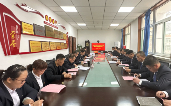 銅川分公司組織開展2022年度中層管理人員述職述廉考評(píng)會(huì).JPG